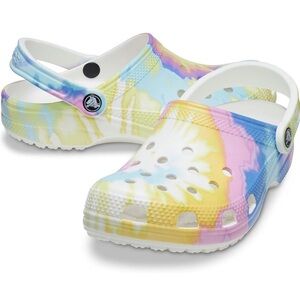 Crocs Classic Solar Rainbow Clogs Women